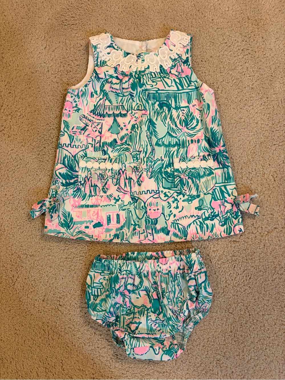 Lilly Pulitzer Toddler Shift Dress Size 12-18m